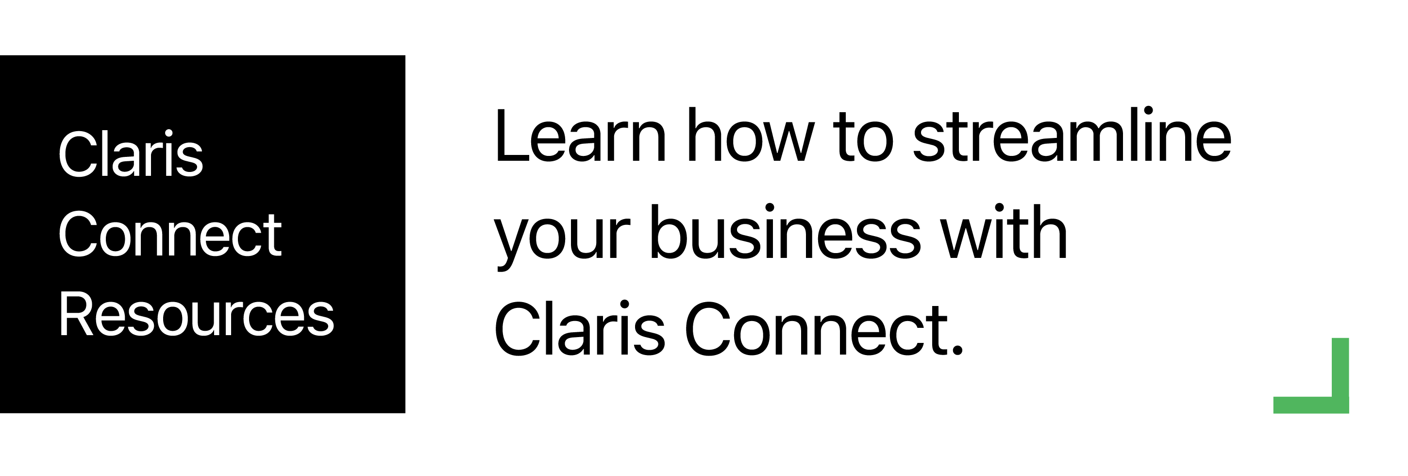 Streamline your business with new Claris Connect.
