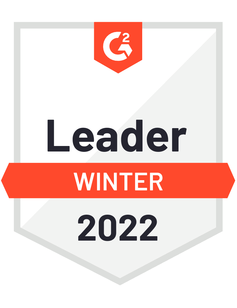 Winter 2022 Leader badge
