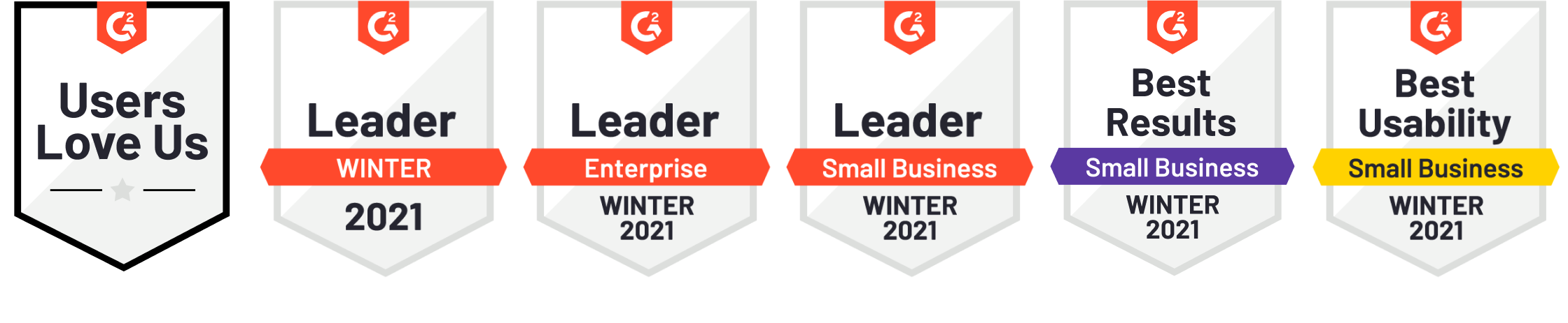 Enterprise and small business leader badges